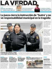 Portada de La Verdad de Murcia (Espa&ntilde;a)