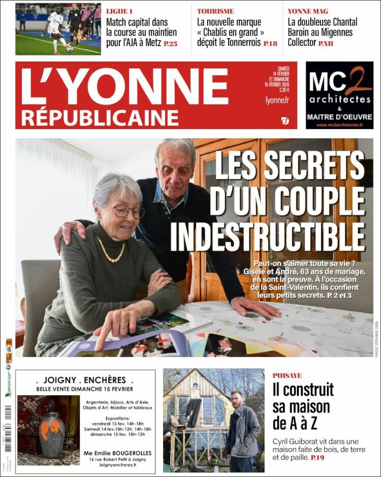 Portada de L'Yonne-Républicaine (Francia)