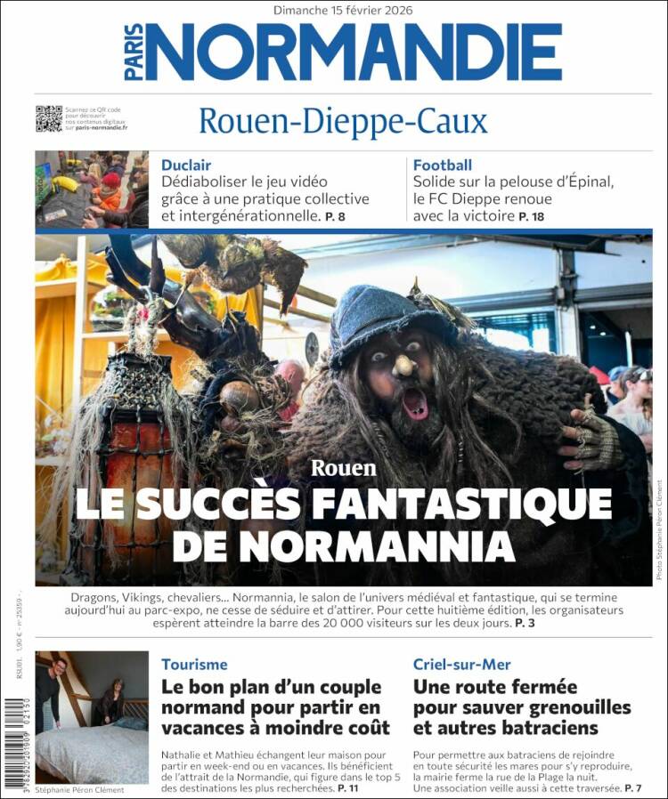 Portada de Paris Normandie (Francia)