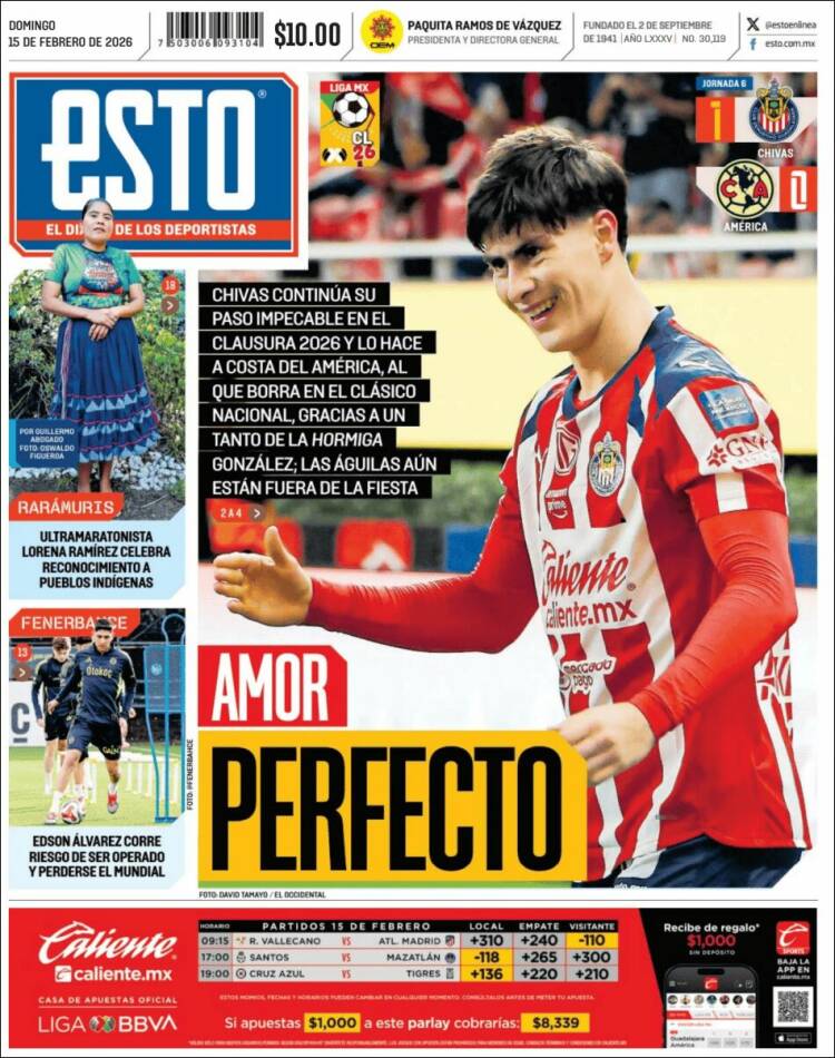 Portada de Esto (M&eacute;xico)