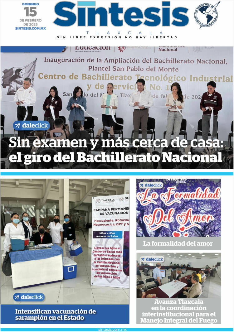 Portada de Síntesis de Tlaxcala (M&eacute;xico)