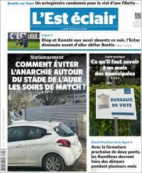 Portada de L'Est Eclair (Francia)
