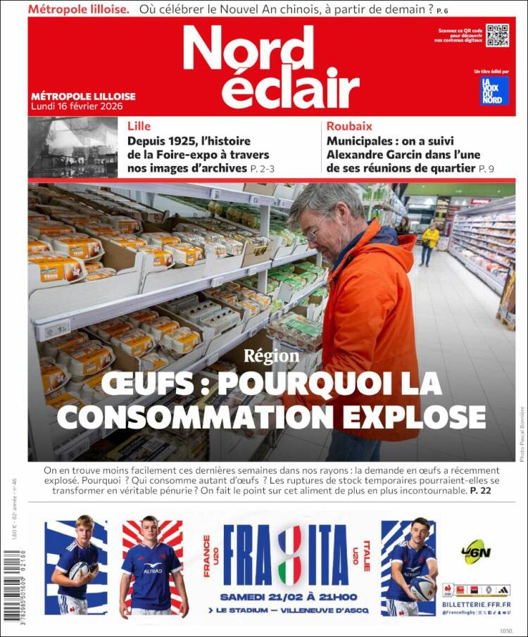 Portada de Nord Éclair (Francia)