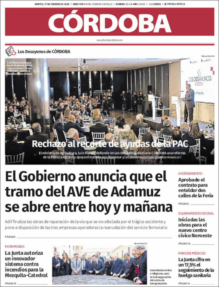 Portada de Diario de Córdoba (Espa&ntilde;a)