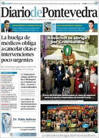 Portada de Diario de Pontevedra (Espa&ntilde;a)