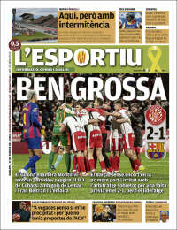 Portada de L'Esportiu (Espa&ntilde;a)