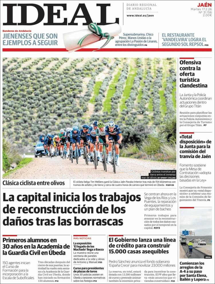 Portada de El Ideal de Jaén (Espa&ntilde;a)
