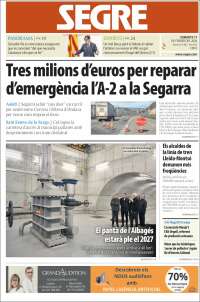 Portada de Segre (Espa&ntilde;a)