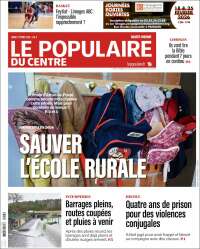 Portada de Le Populaire du Centre (Francia)