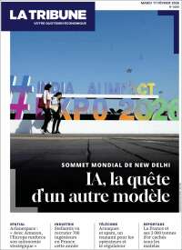 Portada de La Tribune (Francia)