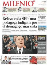 Portada de Milenio (M&eacute;xico)