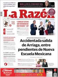 Portada de La Razón (M&eacute;xico)