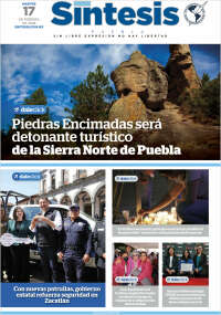 Portada de Síntesis - Puebla (M&eacute;xico)