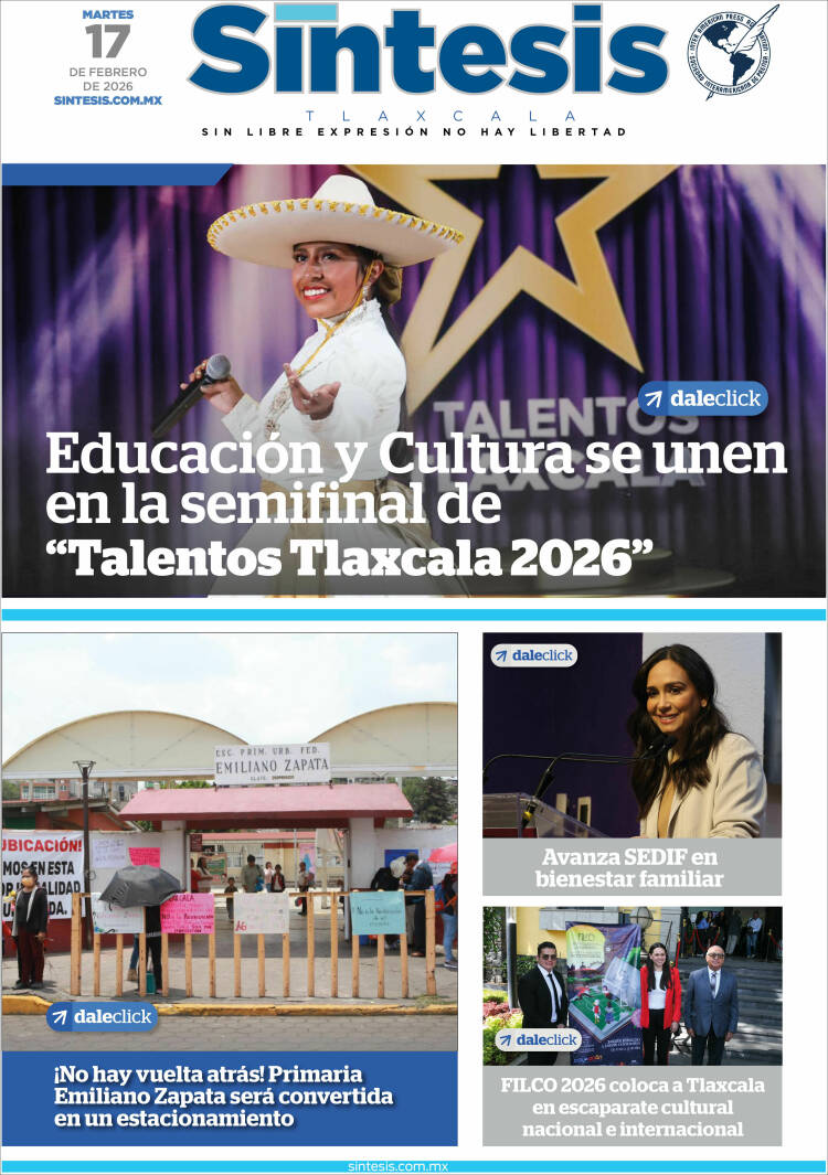 Portada de Síntesis de Tlaxcala (M&eacute;xico)