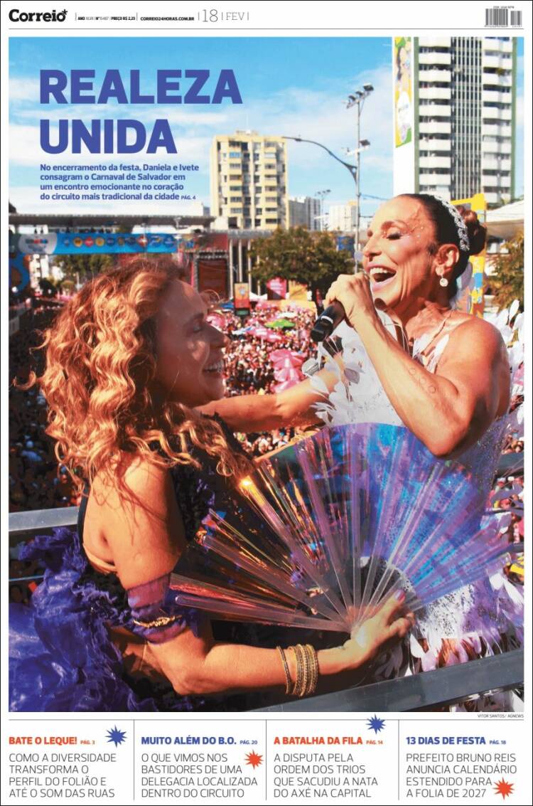 Portada de Correio* (Brasil)