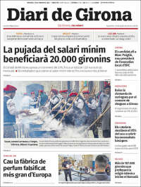 Portada de Diari de Girona (Espa&ntilde;a)