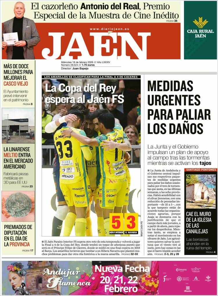 Portada de Diario Jaén (Espa&ntilde;a)