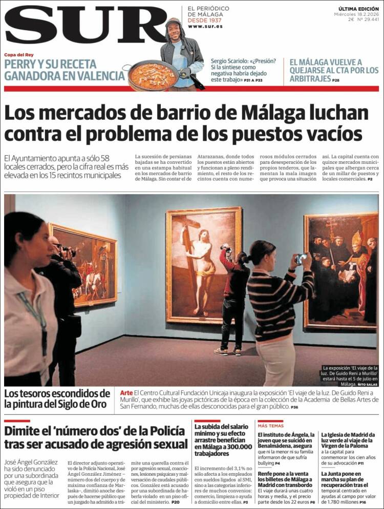 Portada de Diario el Sur (Espa&ntilde;a)