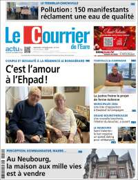 Portada de Le Courrier de l'Ouest (Francia)
