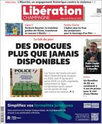 Portada de Libération Champagne (Francia)