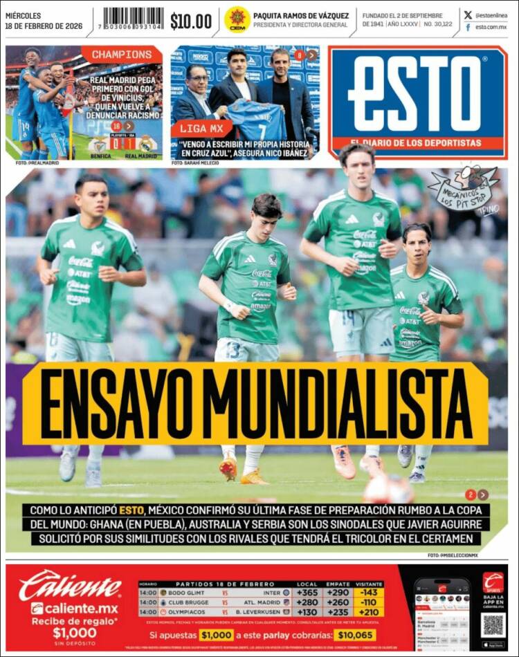 Portada de Esto (M&eacute;xico)