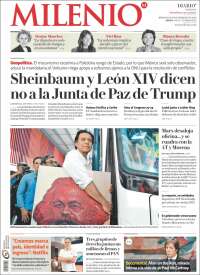 Portada de Milenio (M&eacute;xico)