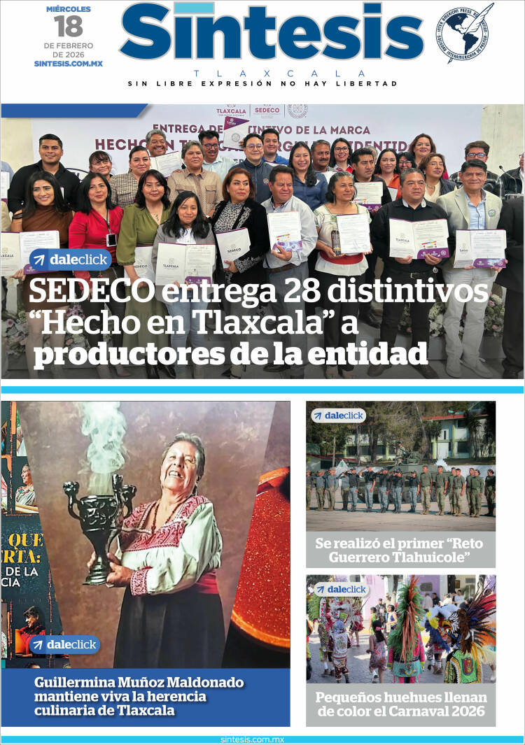 Portada de Síntesis de Tlaxcala (M&eacute;xico)