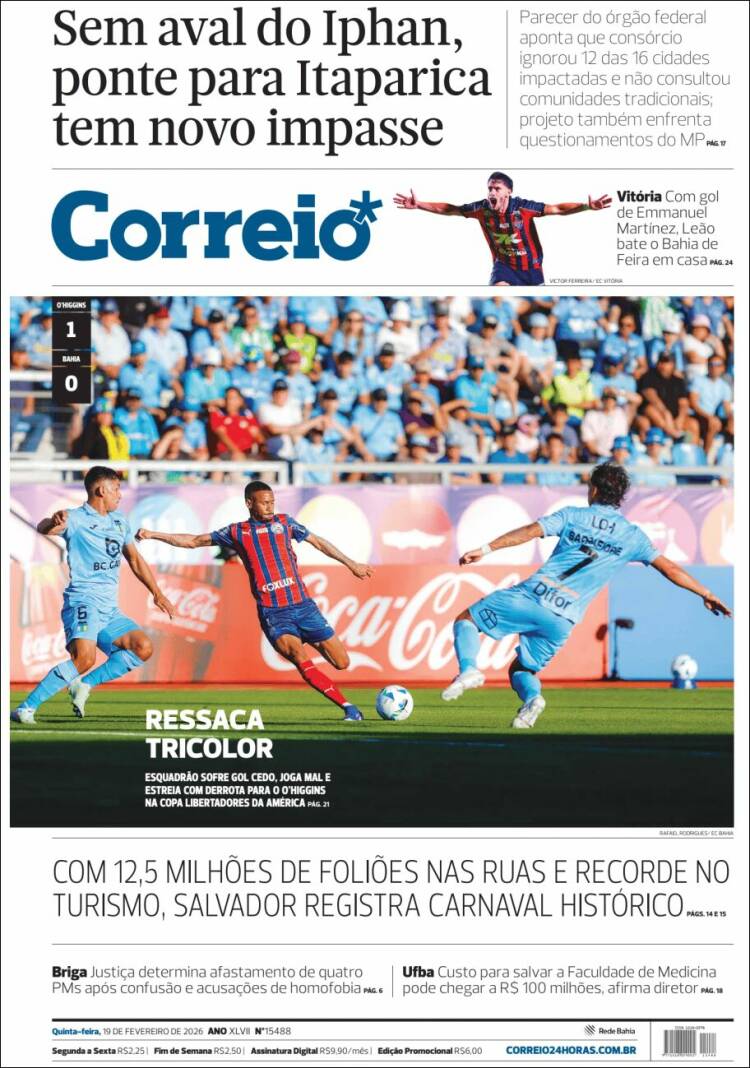 Portada de Correio* (Brasil)