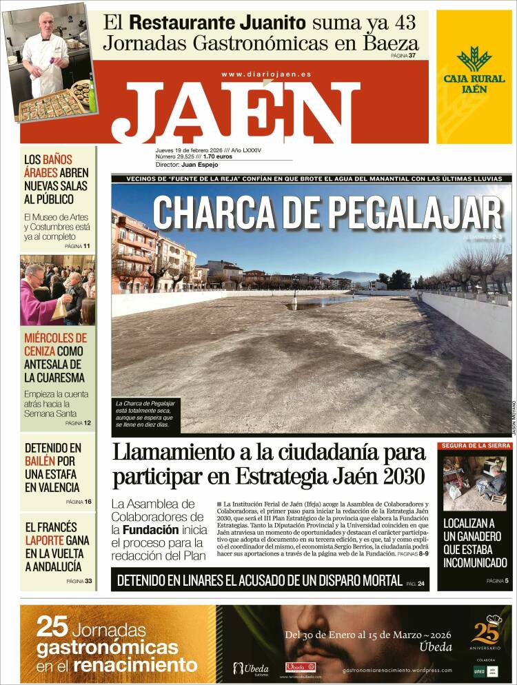 Portada de Diario Jaén (Espa&ntilde;a)