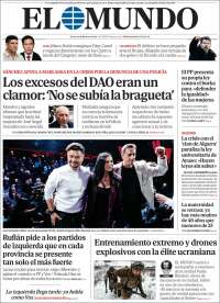 Portada de El Mundo (Espa&ntilde;a)