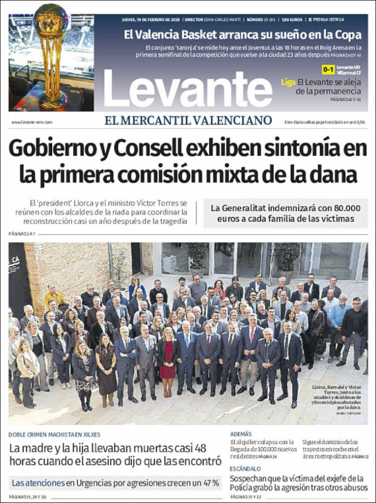 Portada de Levante (Espa&ntilde;a)