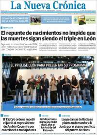 Portada de La Nueva Crónica (Espa&ntilde;a)