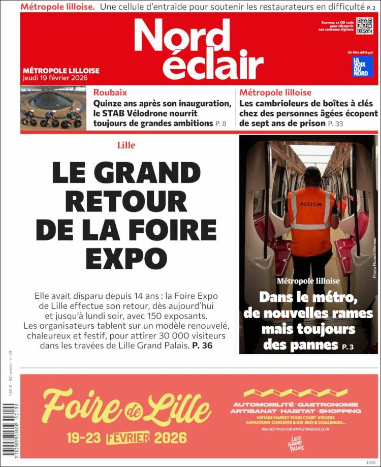Portada de Nord Éclair (Francia)