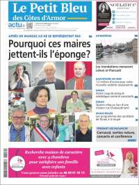 Portada de Le Petit Bleu (Francia)