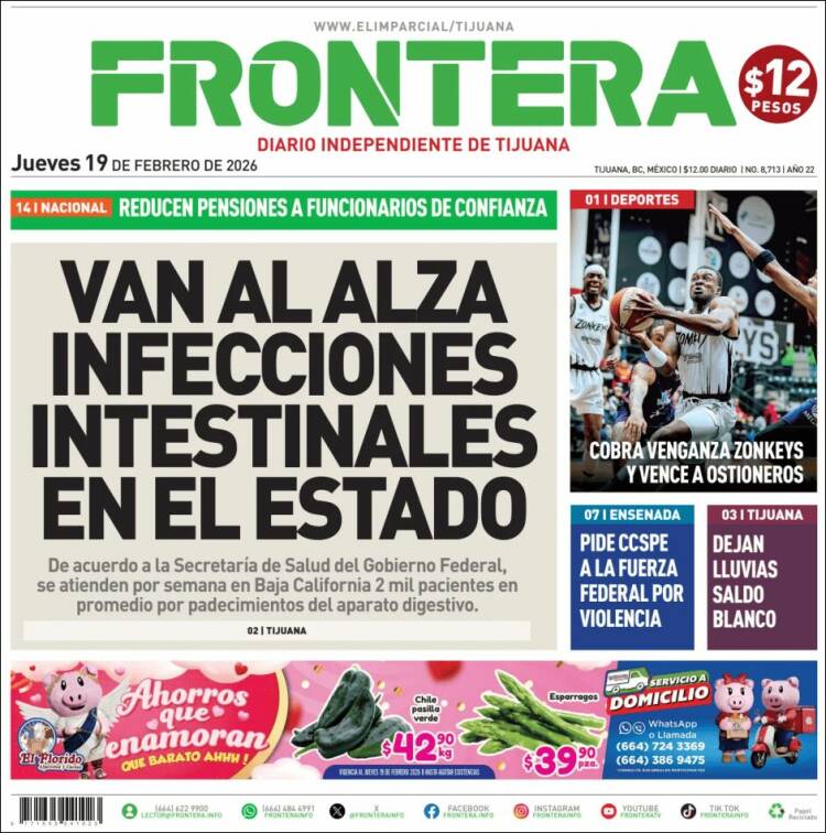Portada de Frontera (M&eacute;xico)