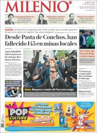 Portada de Milenio - Laguna (M&eacute;xico)