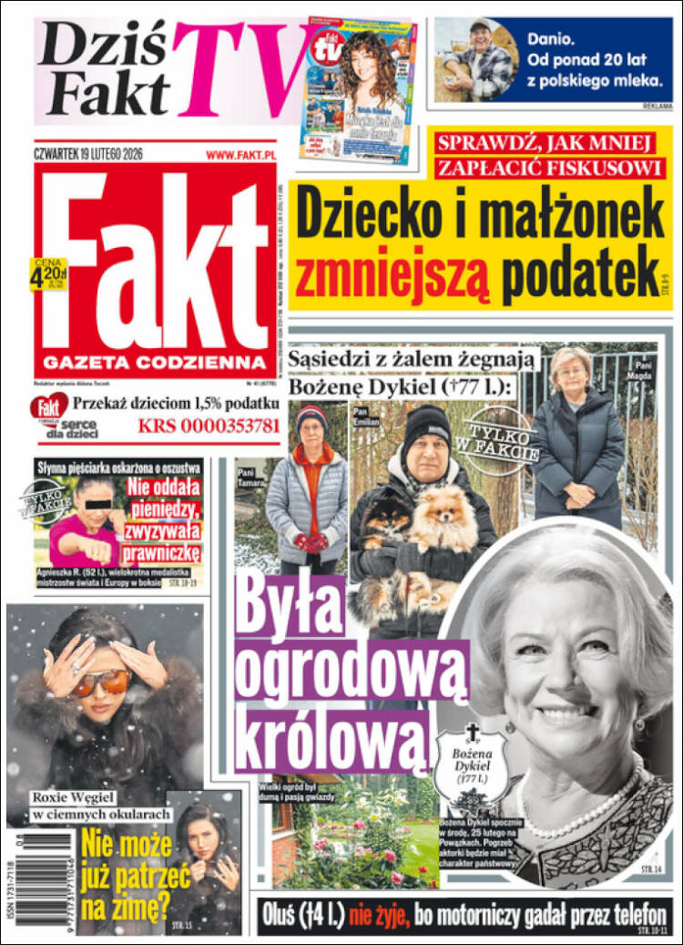 Portada de Fakt (Polonia)
