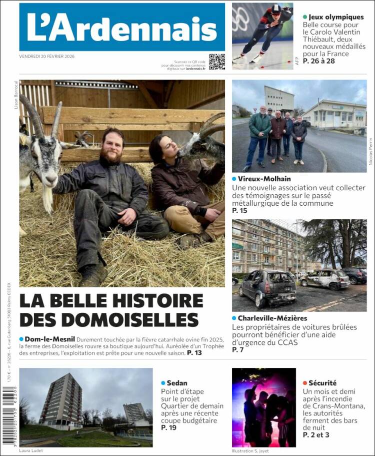 Portada de L'Ardenais (Francia)