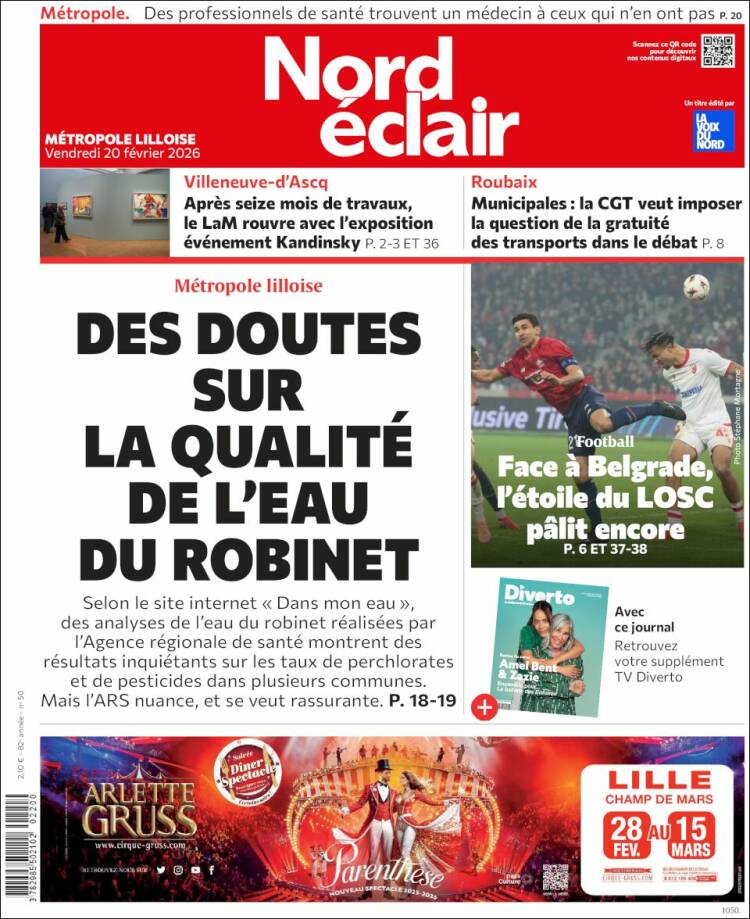 Portada de Nord Éclair (Francia)