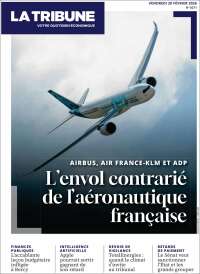 Portada de La Tribune (Francia)