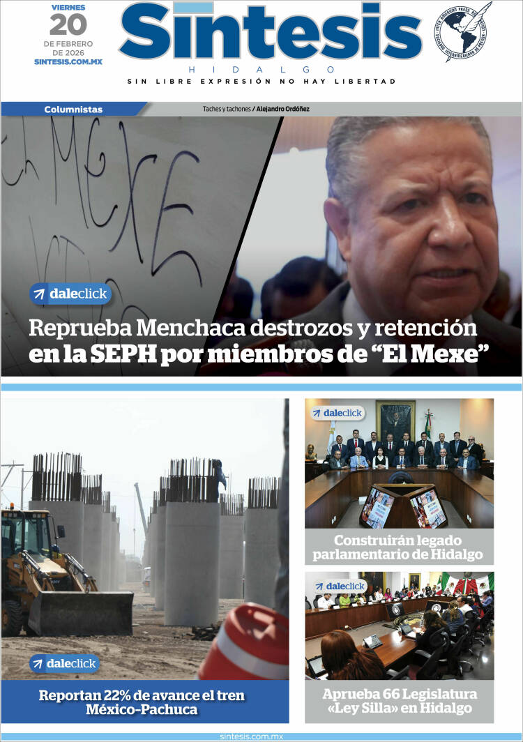 Portada de Sistesis - Hidalgo (M&eacute;xico)