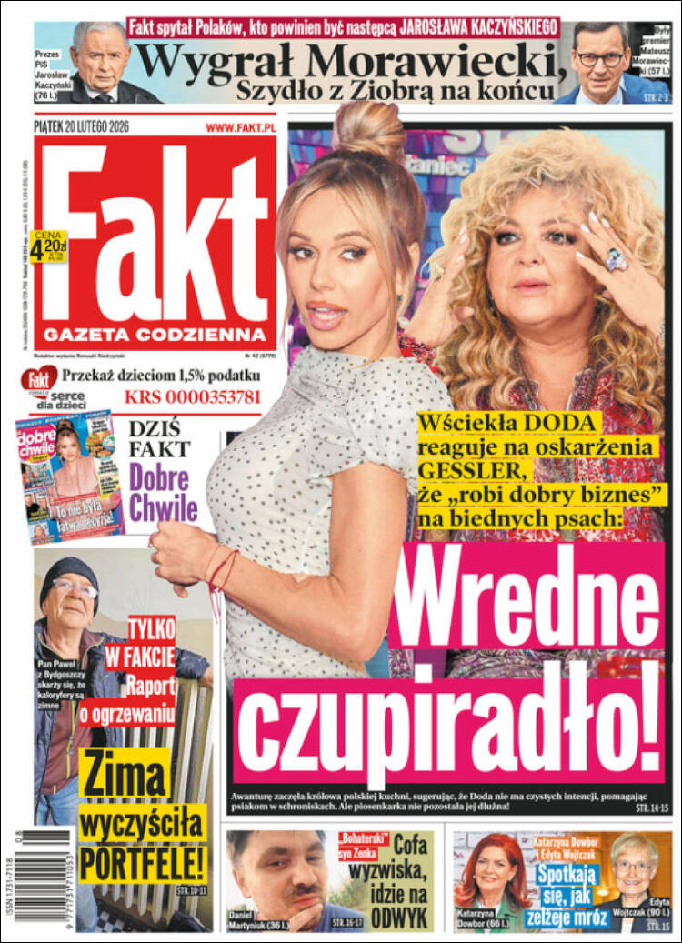 Portada de Fakt (Polonia)