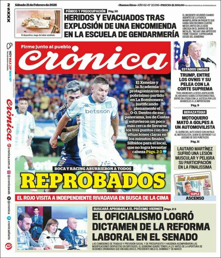 Portada de La Voz del Chaco (Argentina)