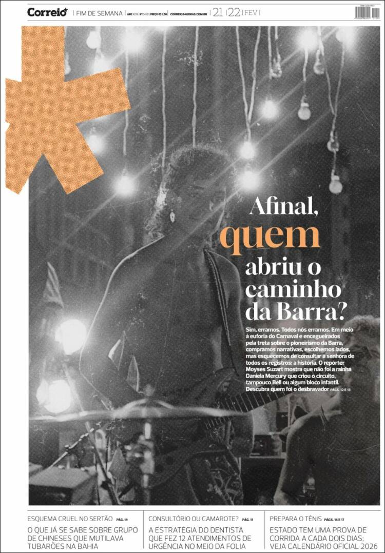 Portada de Correio* (Brasil)