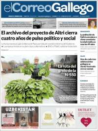 Portada de El Correo Gallego (Espa&ntilde;a)