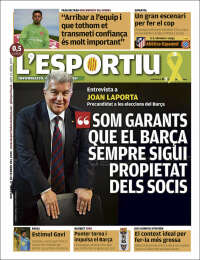 Portada de L'Esportiu (Espa&ntilde;a)