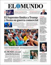 Portada de El Mundo (Espa&ntilde;a)