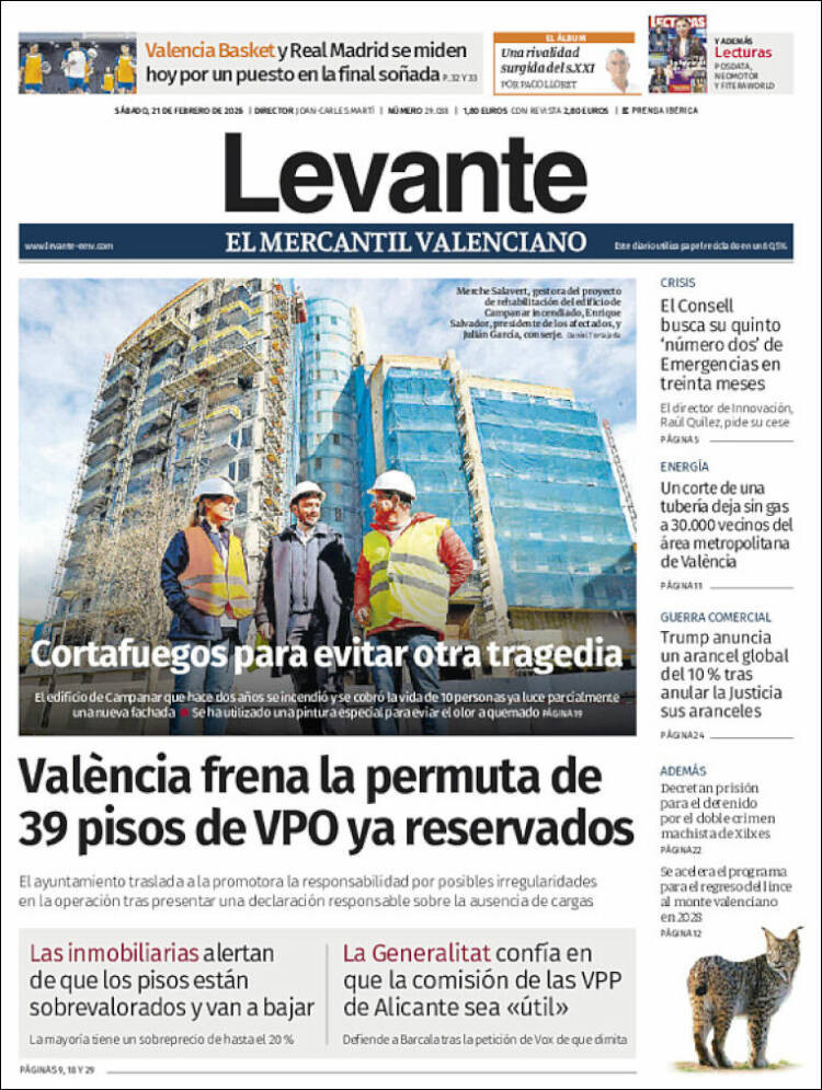 Portada de Levante (Espa&ntilde;a)