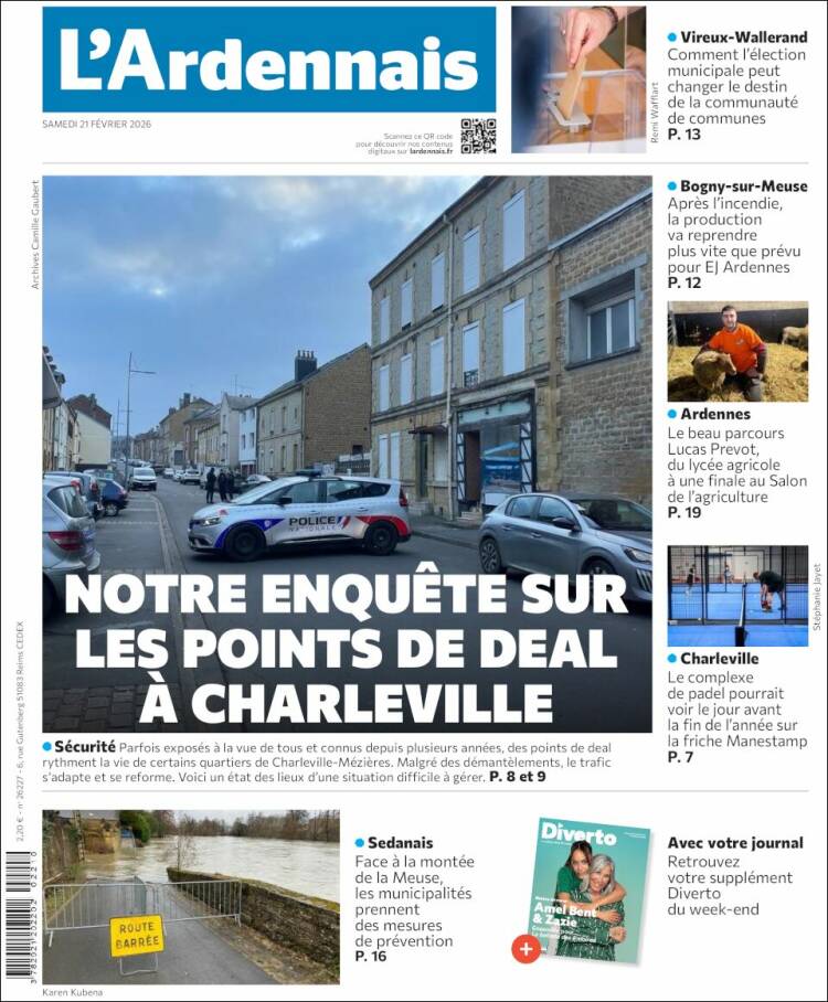 Portada de L'Ardenais (Francia)