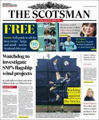 Portada de The Scotsman (Reino Unido)